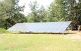 ground mounted solar panels on property