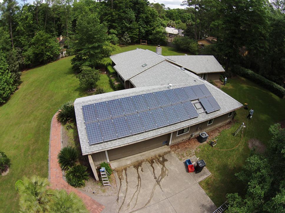 North Central Florida home with solar system